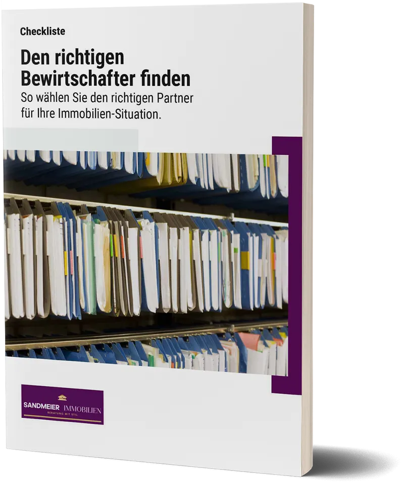 Sandmeier Immobilien Checkliste - Den richtigen Bewirtschafter finden